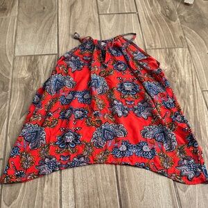 Floral Red blouse